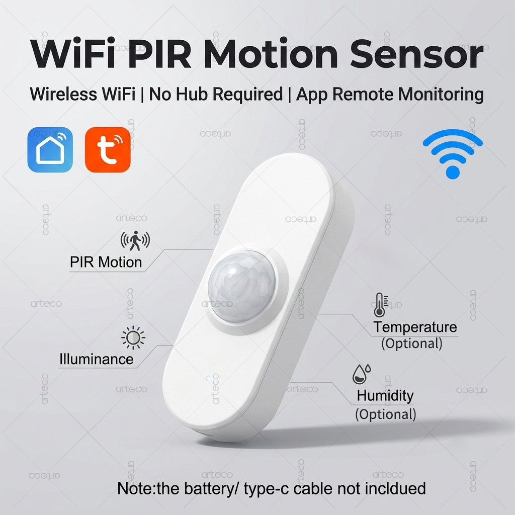 Smart Home Wiser - مستشعر حركة ذكي واي فاي من