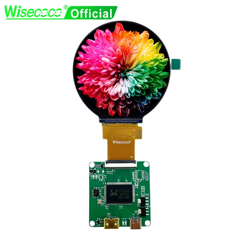 Smart Home Utilities - Wisecoco شاشة دائرية 2.8 بوصة دائرية