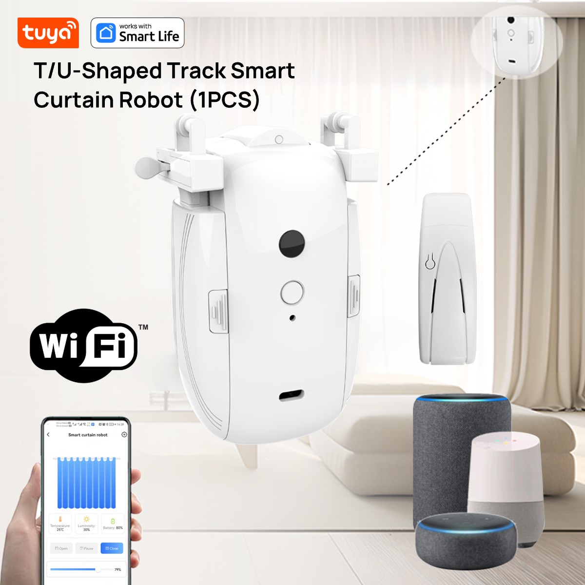 Smart Home Control Panel - روبوت ستارة Tuya Smart WiFi (قطعة