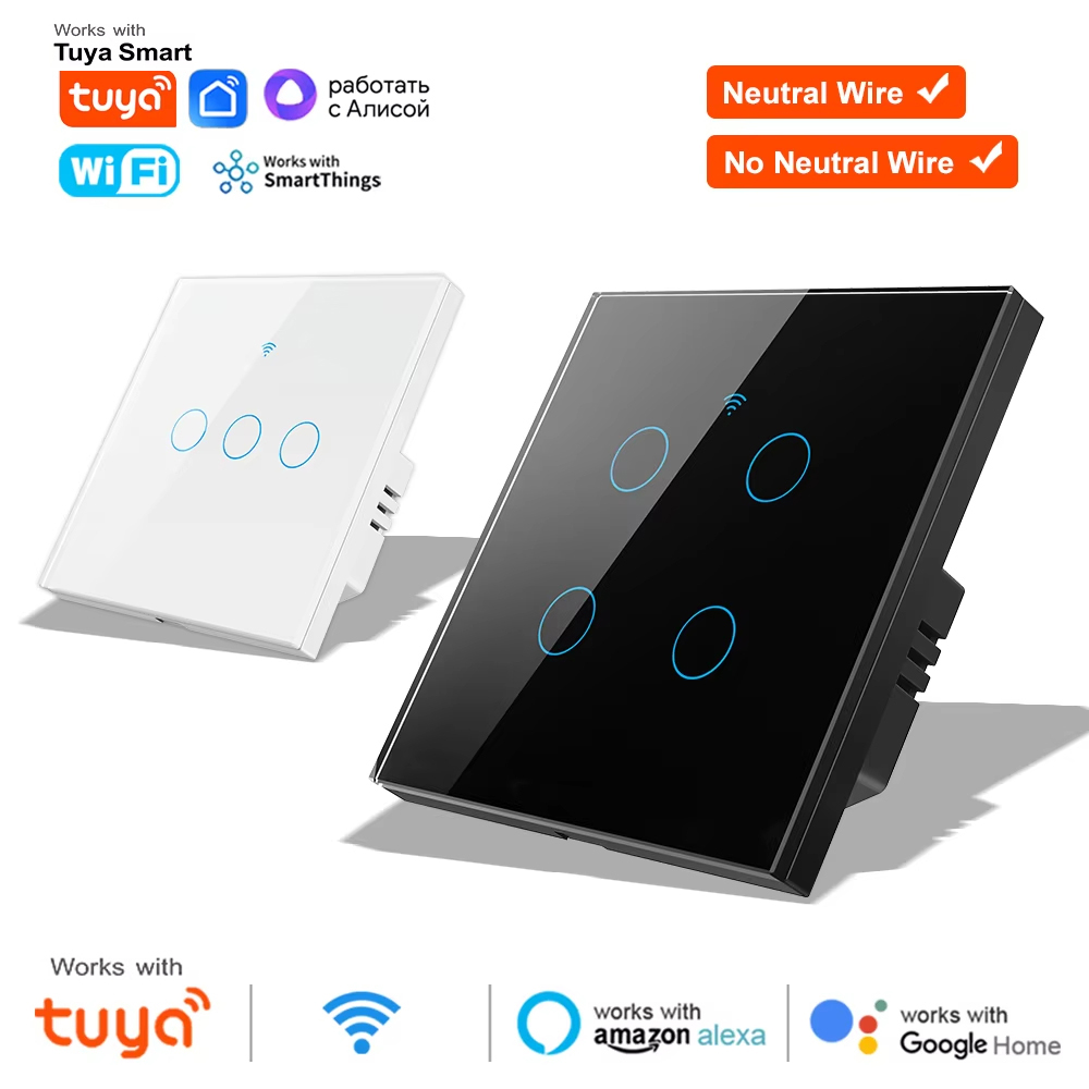 Smart Home Internet - مفتاح إضاءة ذكي يعمل باللمس بتقنية