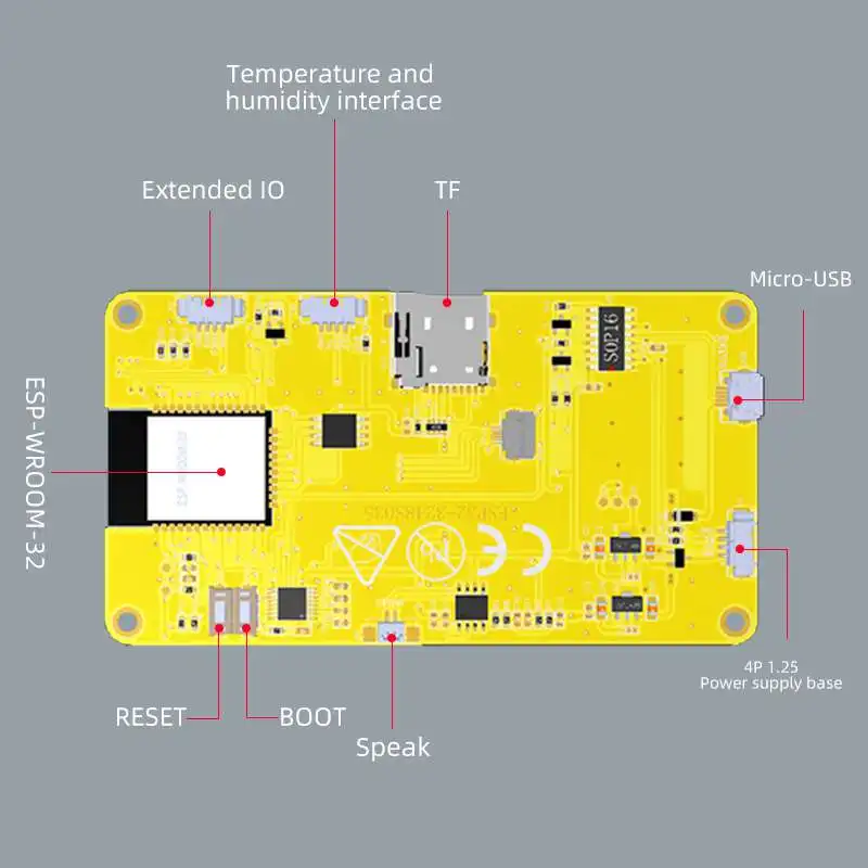 Smart Home Features - شاشة عرض ذكية ESP32-3248S035 مقاس 3.5