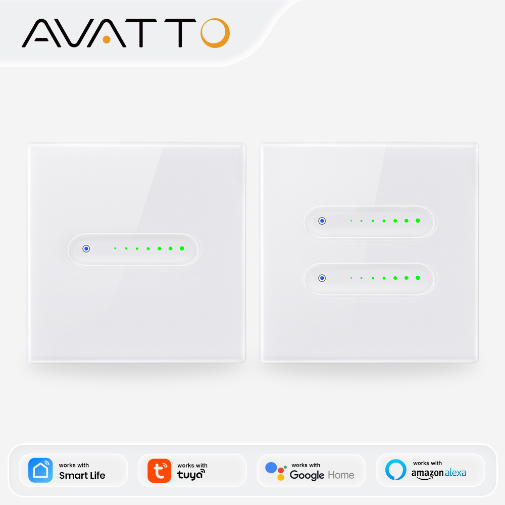 Smart Home Internet - مفتاح إضاءة ذكي من AVATTO يعمل