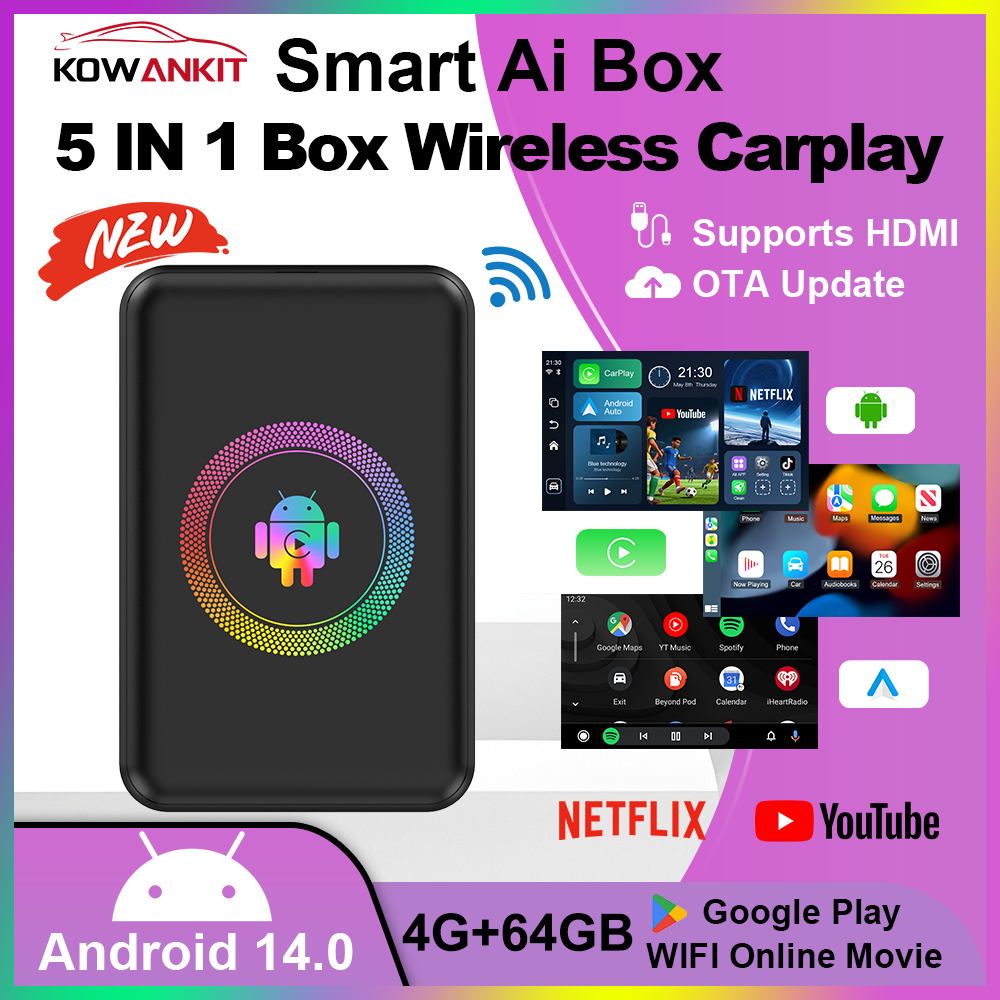Smart Home Youtube - صندوق ذكي للسيارة 2026 Kowankit 4+64G