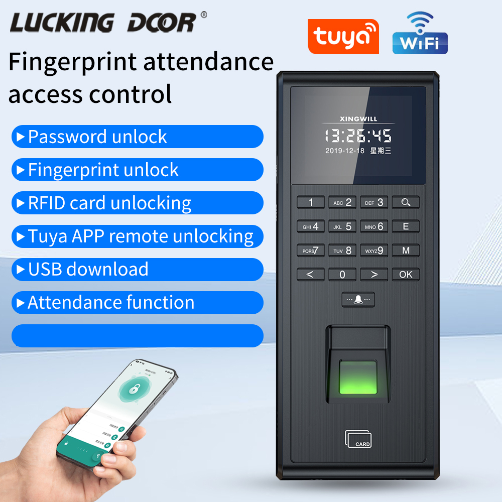 Smart Home Door Lock - Tuya نظام الحضور الذكي للتعرف على