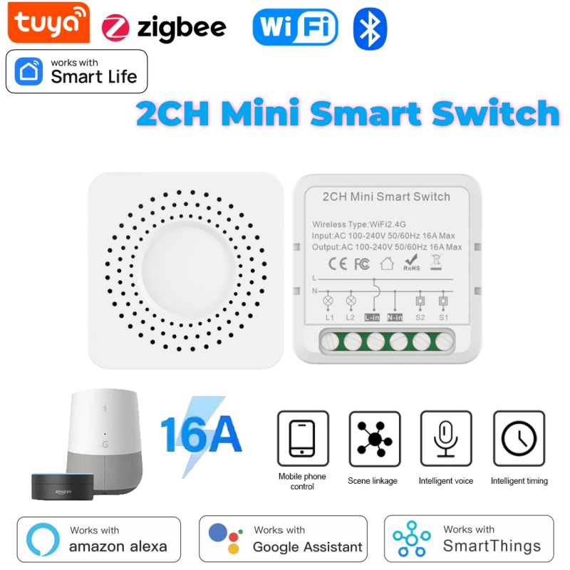Smart Home Internet - مفتاح تويا الذكي المصغر واي فاي