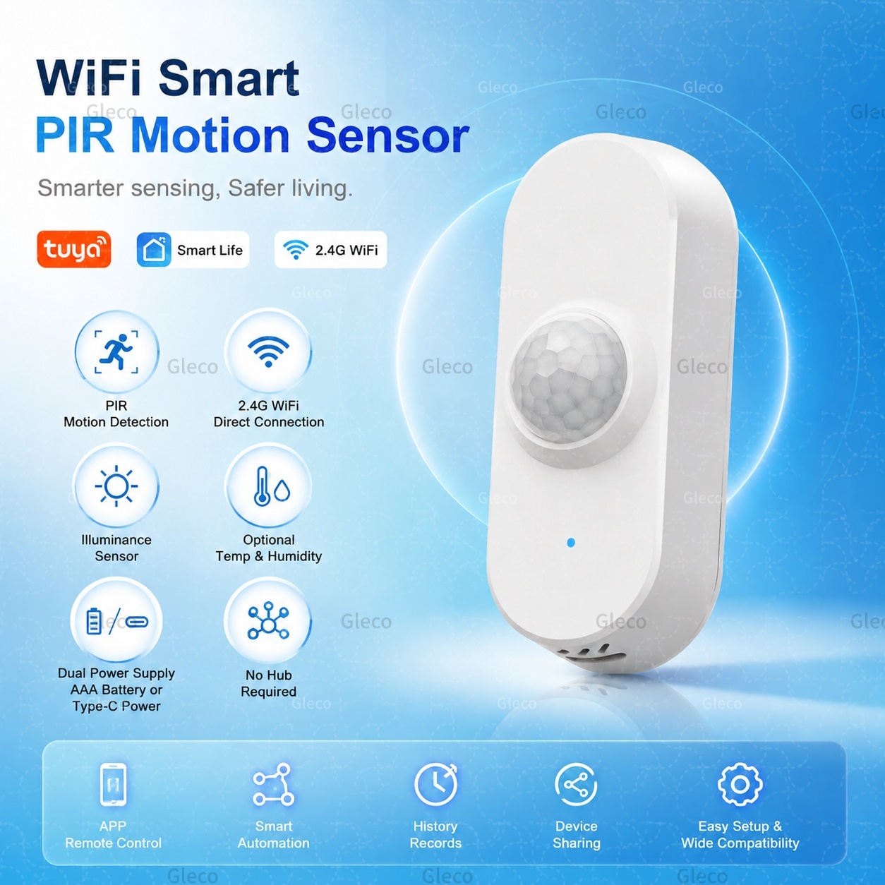 Smart Home Wiser - مستشعر حركة ذكي بتقنية واي فاي