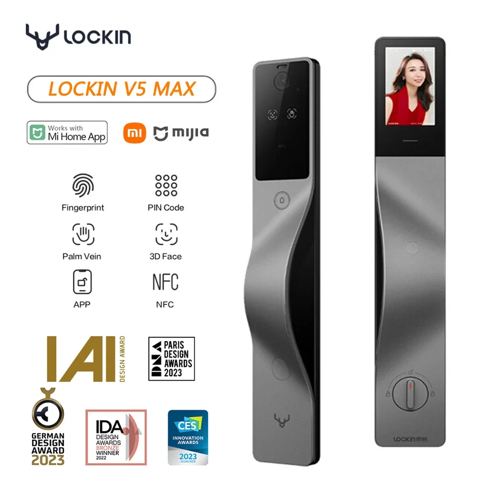 Smart Home Door Lock - قفل ذكي Lockin V5 Max بتقنية