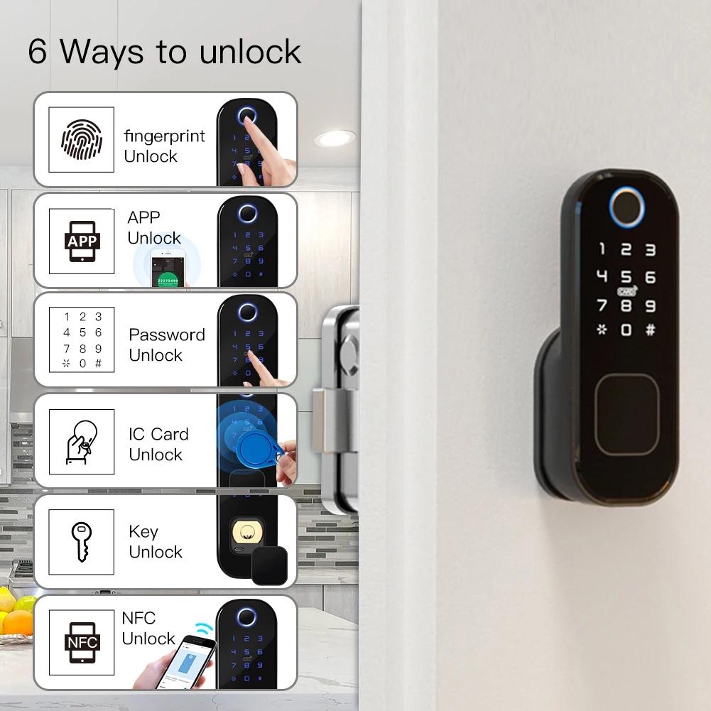 MOES WiFi Tuya قفل ذكي قفل الب - مراجعة Smart Home Door Lock وسعره