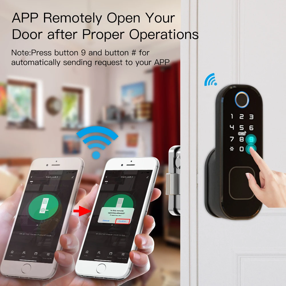 MOES WiFi Tuya قفل ذكي قفل الب - مراجعة Smart Home Door Lock وسعره