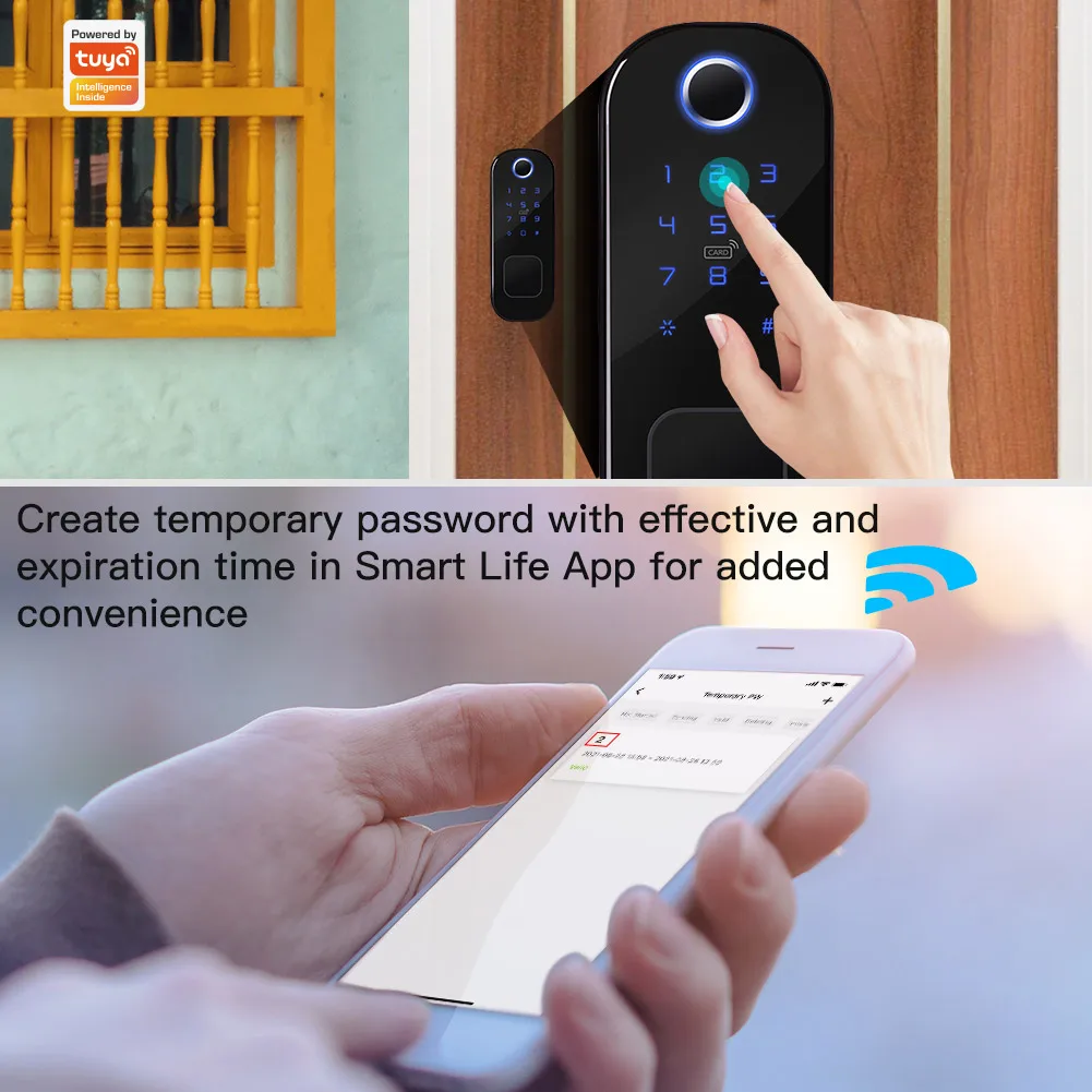 MOES WiFi Tuya قفل ذكي قفل الب - مراجعة Smart Home Door Lock وسعره