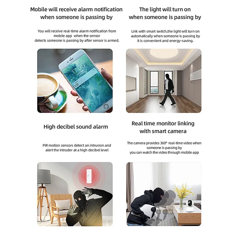 Tuya WiFi Zigbee PIR محس حركة  - مراجعة Smart Home Wiser وسعره