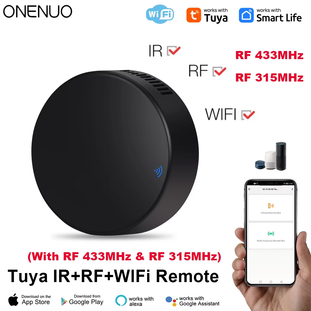 جهاز تحكم عن بعد Tuya WiFi RF  - مراجعة Smart Home Features وسعره