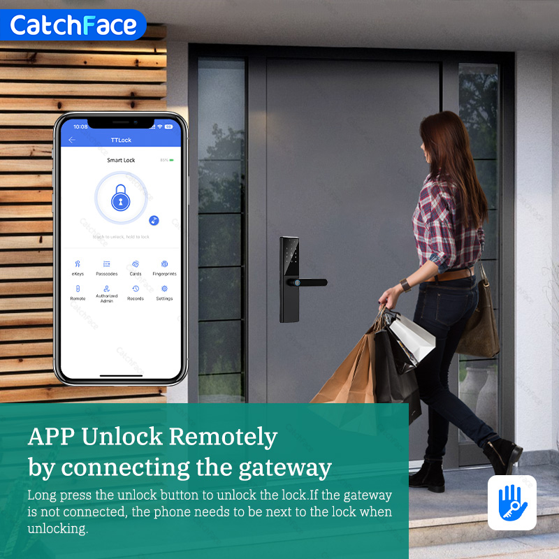 بلوتوث بصمة قفل الباب TTLock A - مراجعة Smart Home Control Panel وسعره