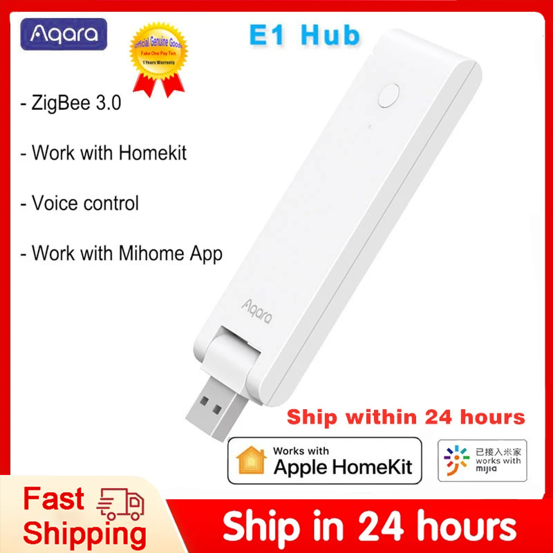 Aqara E1 بوابة ذكية زيجبي منفذ - مراجعة Smart Home Xiaomi Hub وسعره