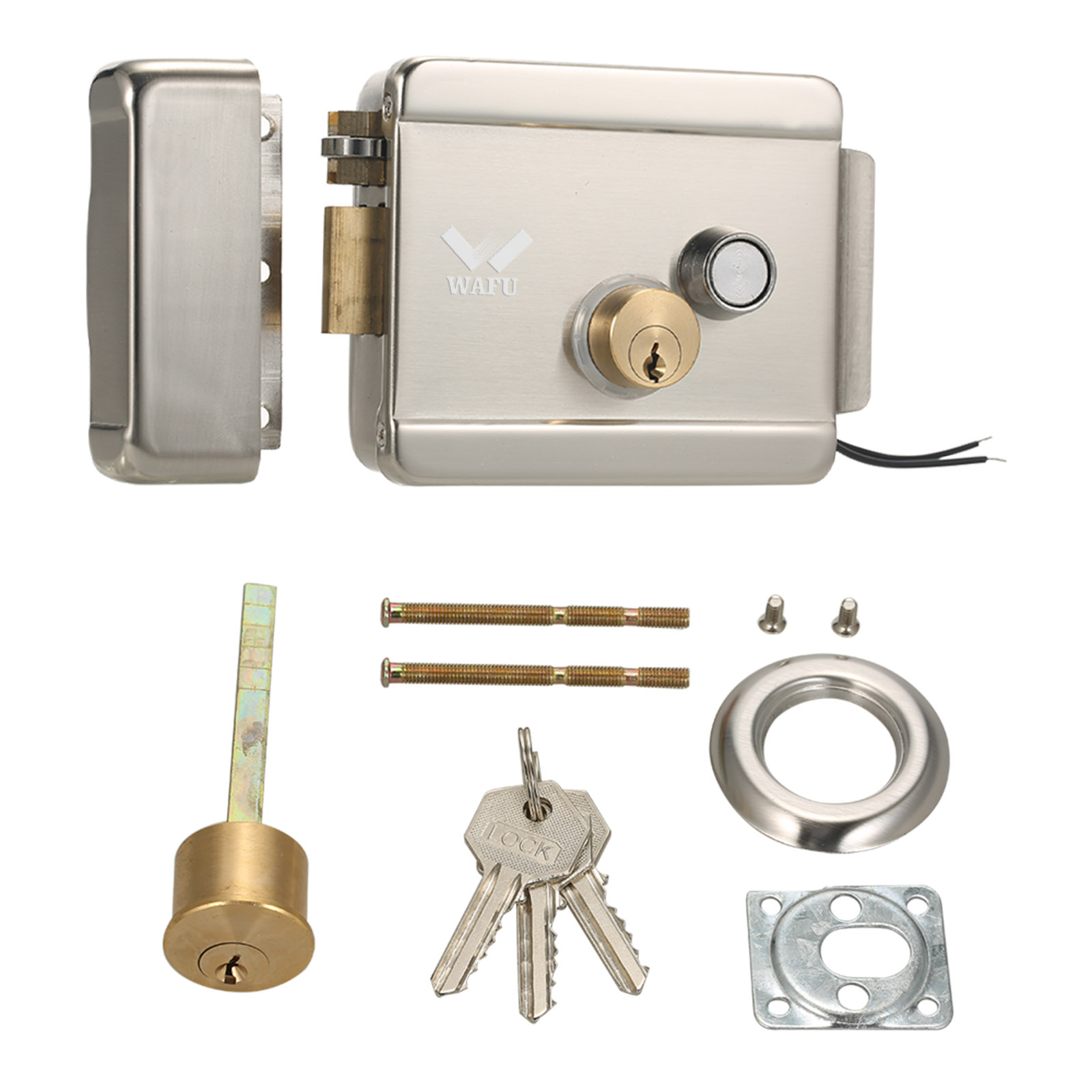 قفل باب البوابة الكهربائية الذ - مراجعة Smart Home Door Lock وسعره