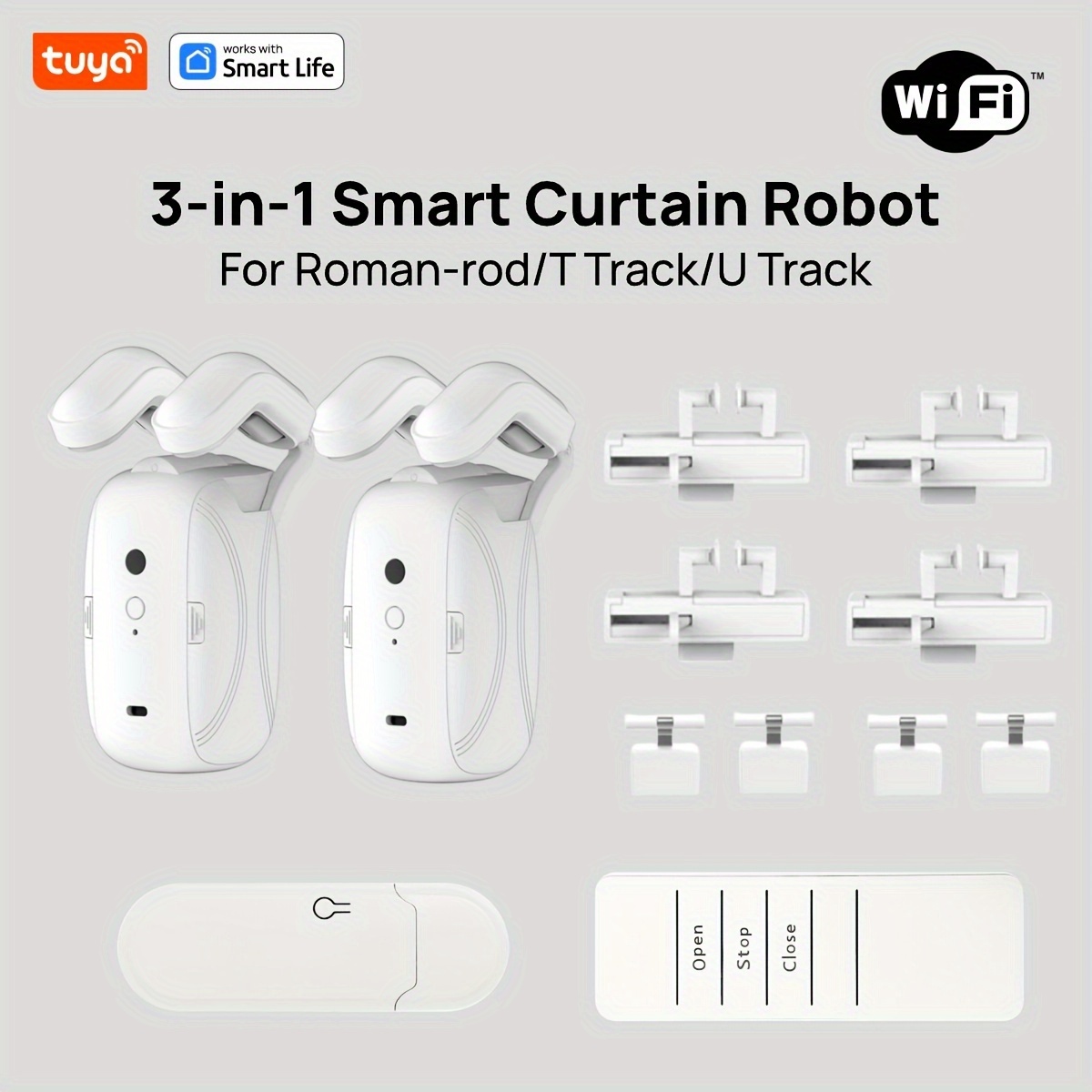 روبوت ستائر ذكي من تويا يعمل ب - مراجعة Smart Home Control Panel وسعره