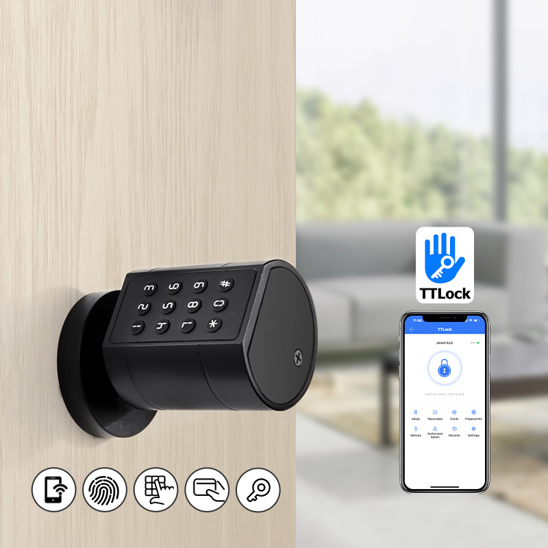 قفل باب أسطواني أوروبي ذكي ttl - مراجعة Smart Home Door Lock وسعره
