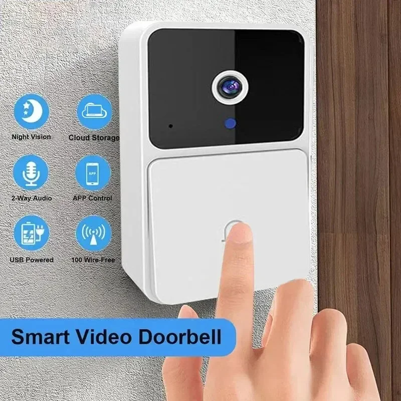 جرس باب بكاميرا فيديو لاسلكي و - مراجعة Smart Home Video Doorbell Installation وسعره