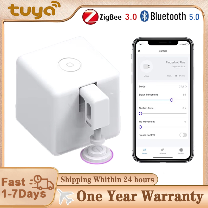 روبوت تويا زيجبي بلوتوث فينجرب - مراجعة Smart Home Plus وسعره