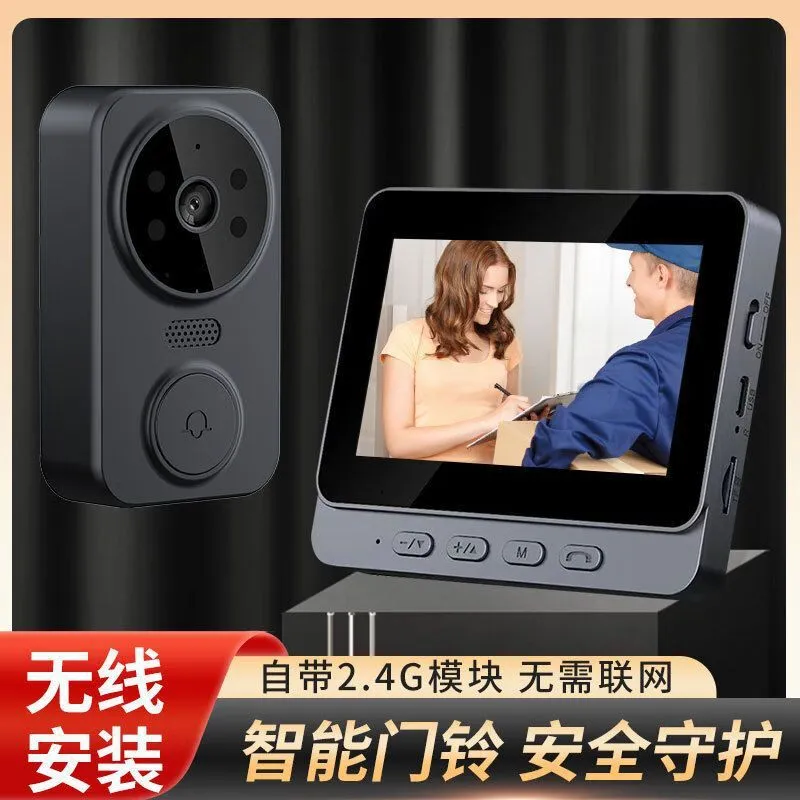 جرس باب ذكي لاسلكي بكاميرا فيد - مراجعة Smart Home Video Doorbell Installation وسعره