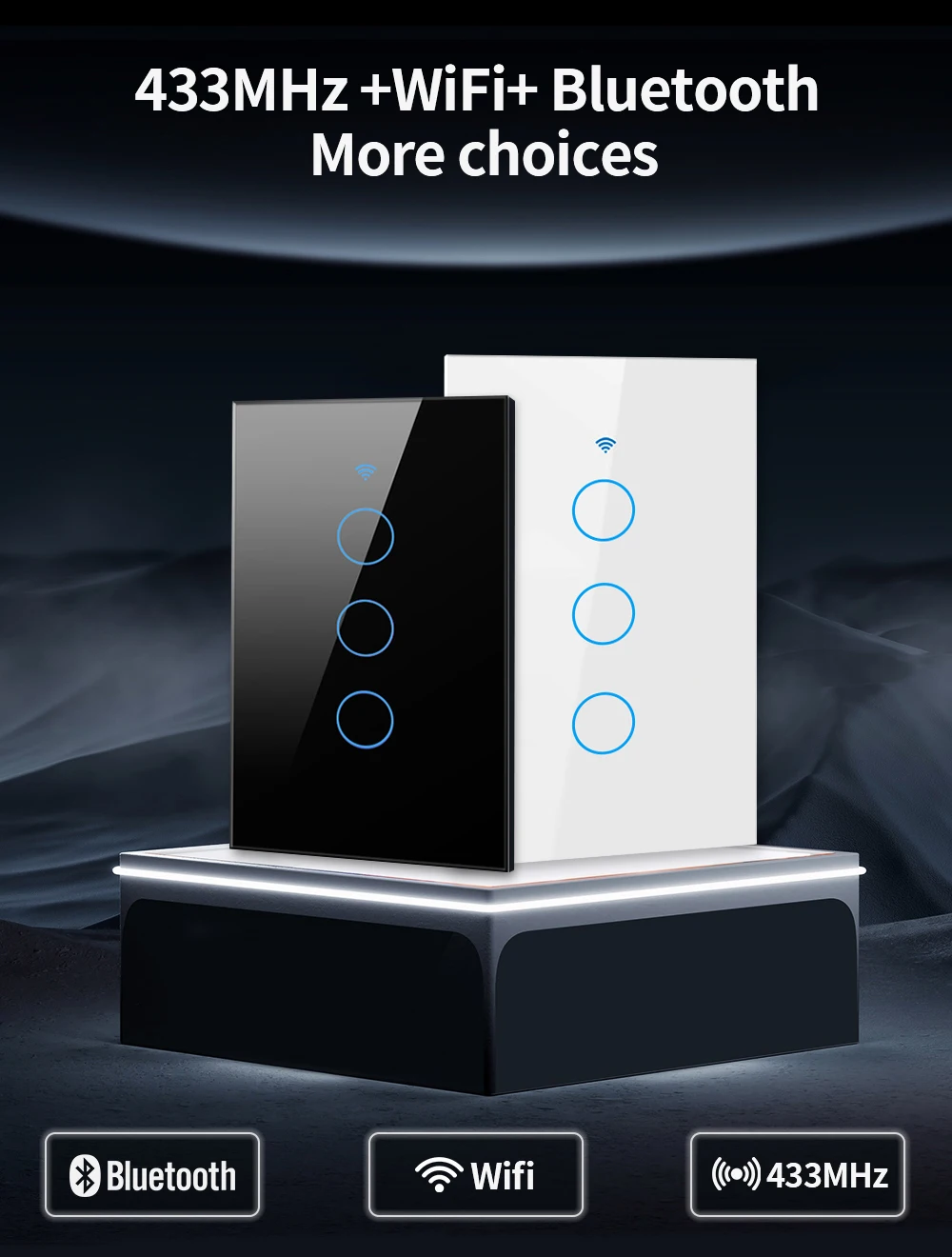 مفتاح إضاءة ذكي TNCE Tuya ، وا - مراجعة Smart Home Internet وسعره