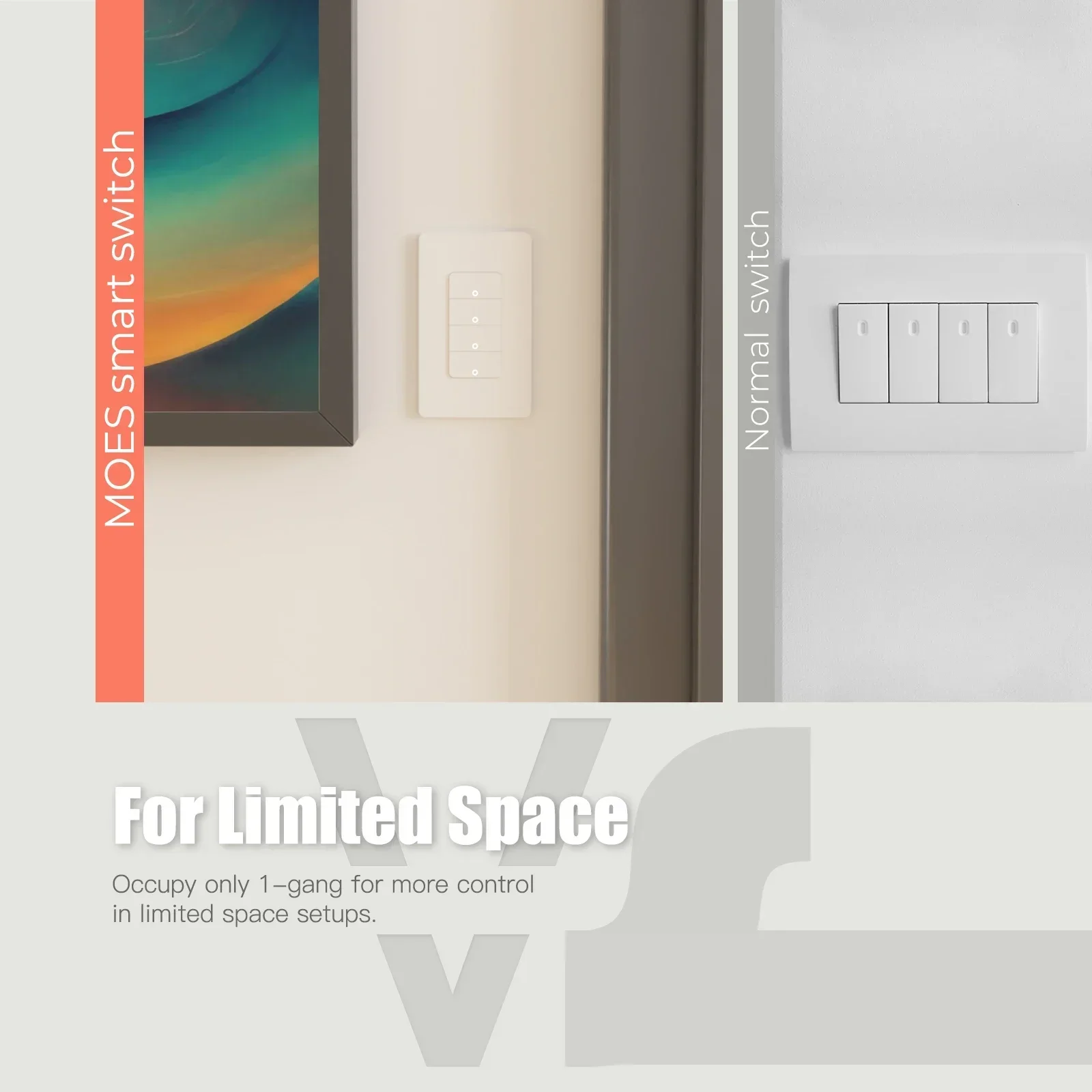 MOES Tuya ZigBee US مفتاح الإض - مراجعة Smart Home Internet وسعره
