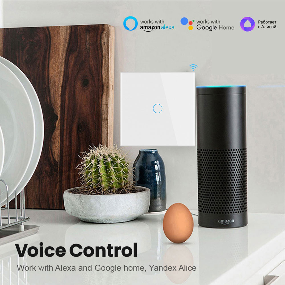 Tuya EU WiFi + RF433 مفتاح الت - مراجعة Smart Home Internet وسعره