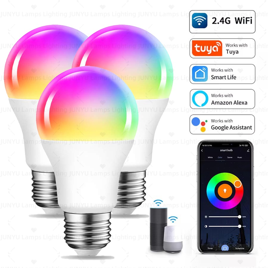 الذكية عكس الضوء RGB LED لمبة  - مراجعة Smart Home Youtube وسعره