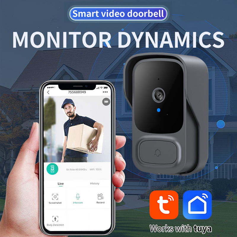 كاميرا Tuay Wifi مع تخزين سحاب - مراجعة Smart Home Video Doorbell Installation وسعره